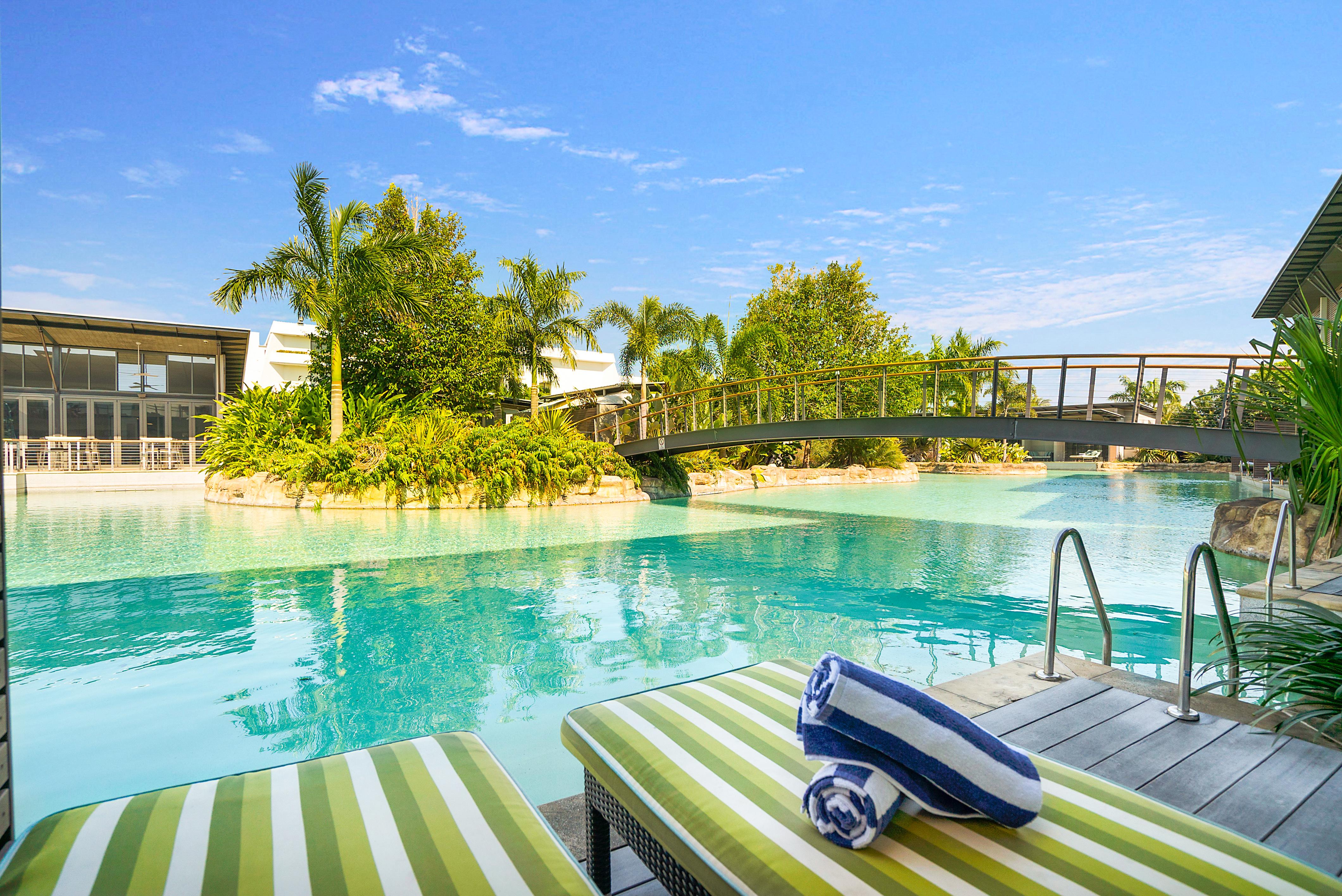 มินดิล บีช กาสิโน แอนด์ รีสอร์ต Hotel ดาร์วิน ภายนอก รูปภาพ The pool at Peppers Beach Club Resort